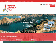 Tablet Screenshot of pengenliburan.com